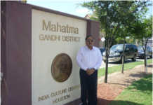 Tributes to Mahatma Gandhi in Houston